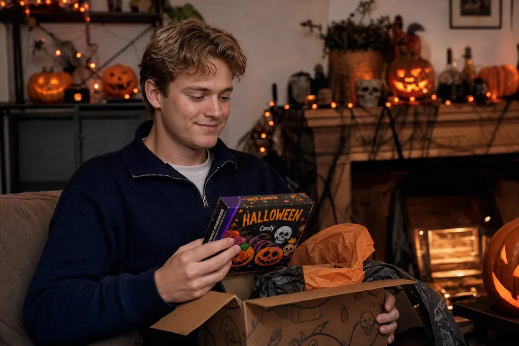 Reaction to Spooky Candy Box