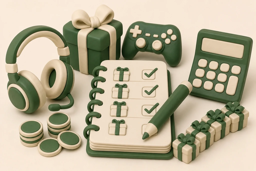 Tracking gift budget: overview in autumn