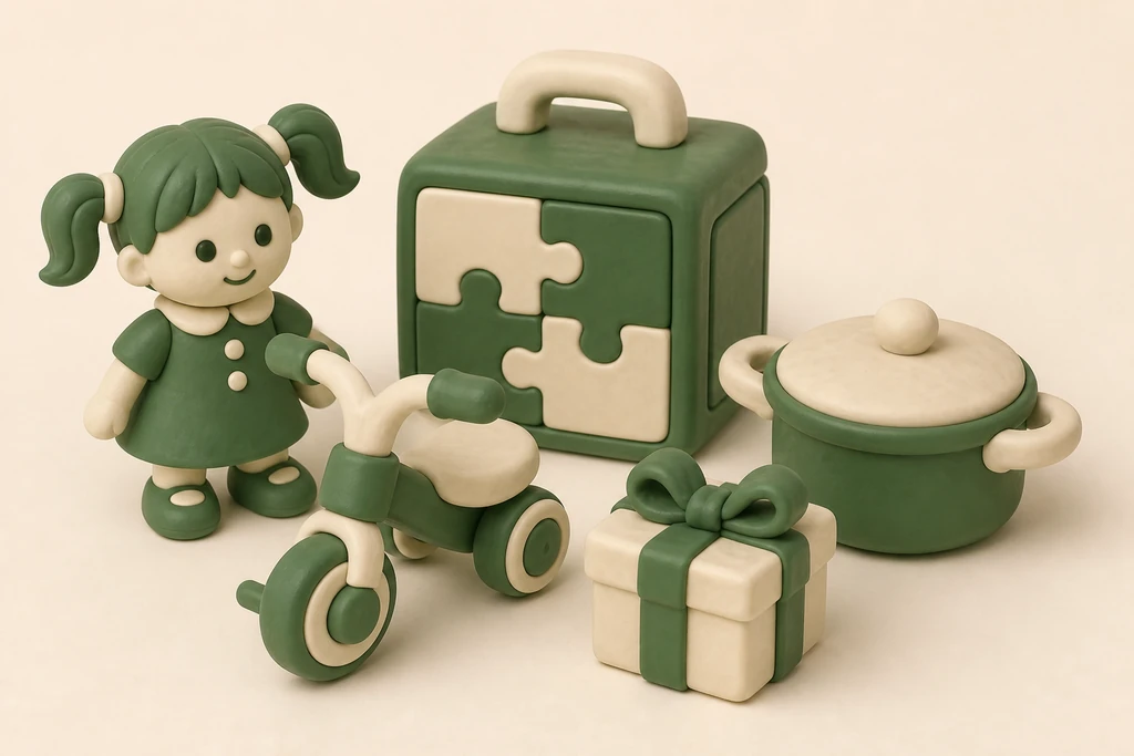 Gift for a 3-year-old: imagination and movement
