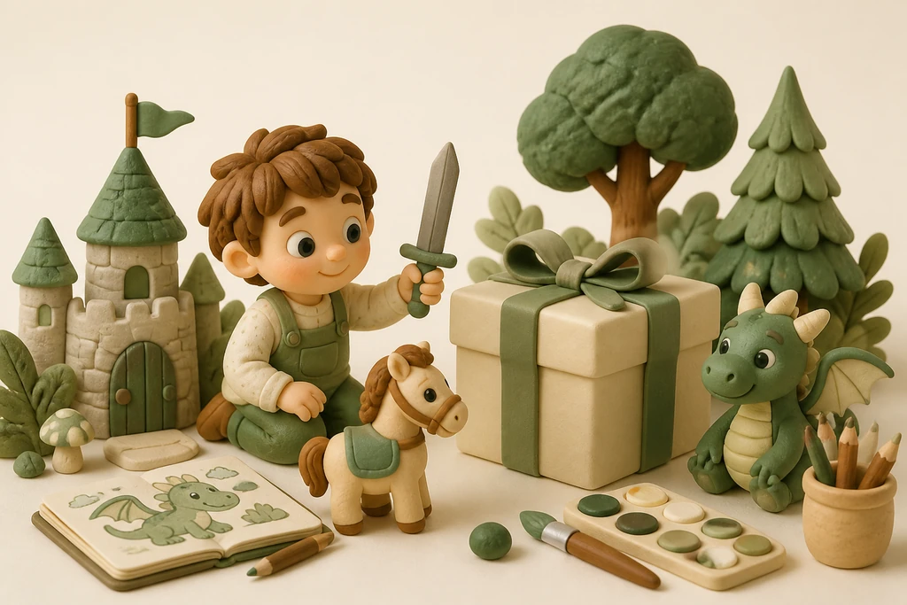 Gift for a 4-year-old: imagination and first hobbies