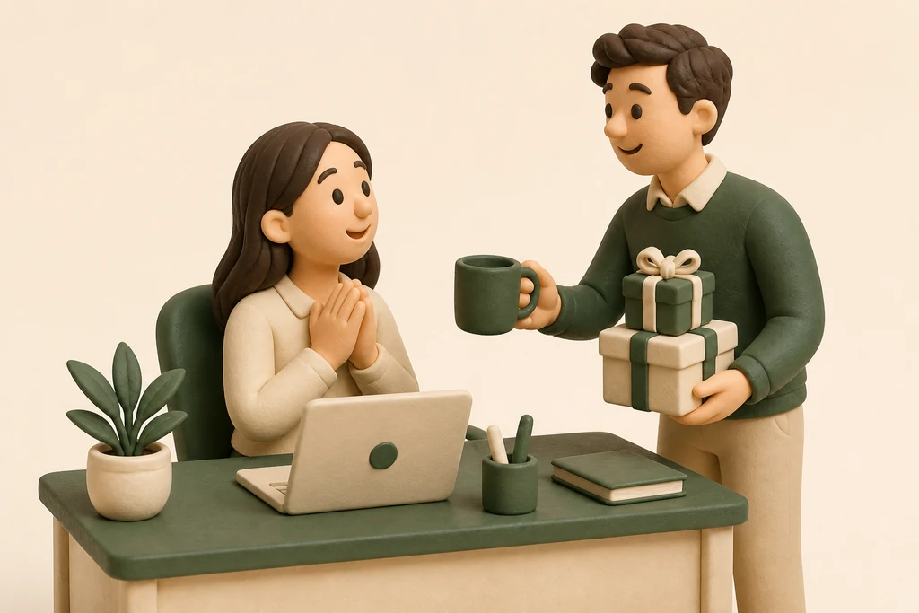 Gifts for colleagues: professional and personal