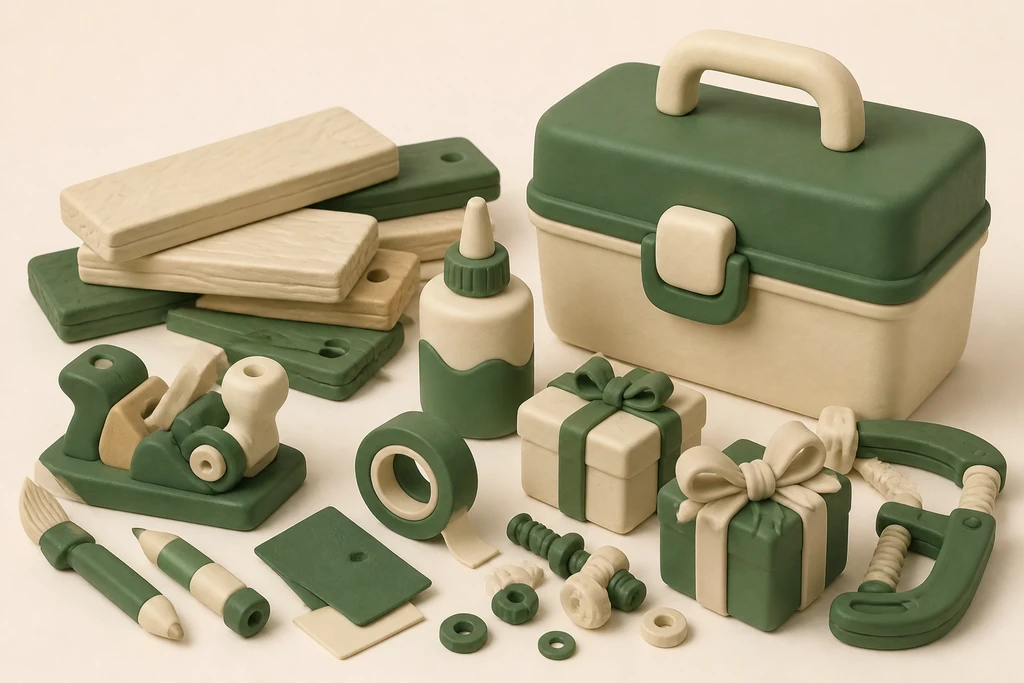 Gifts for DIY makers: tools, materials and projects