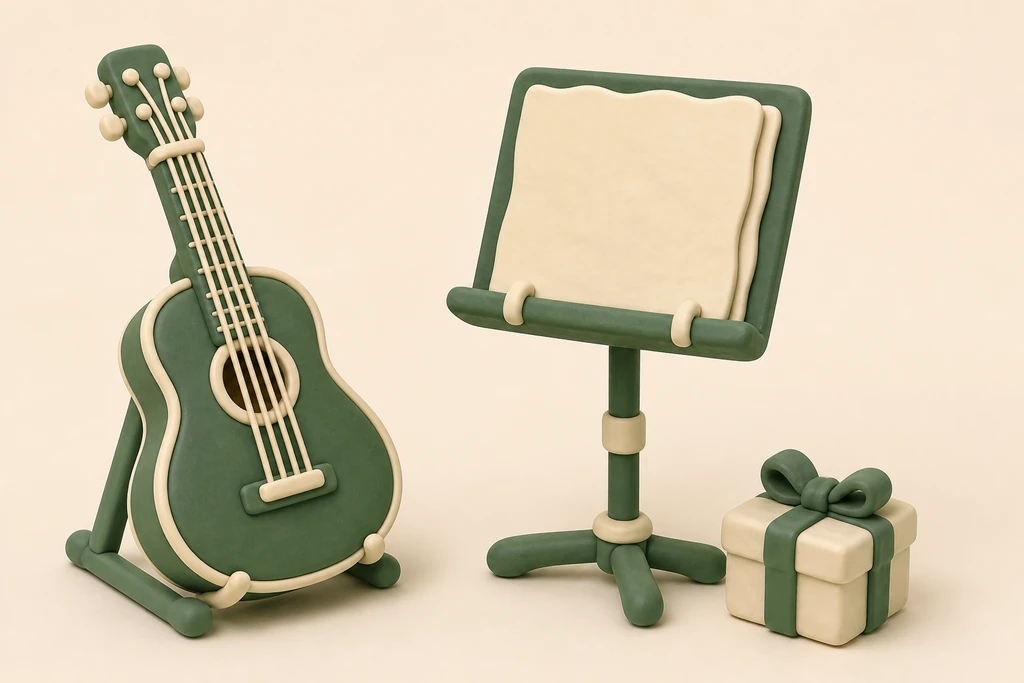 Gift for musicians: from beginner to advanced