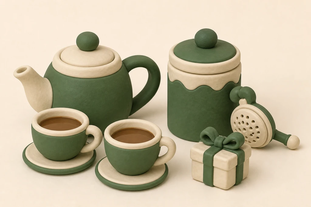 Gift for tea lovers: blends and accessories
