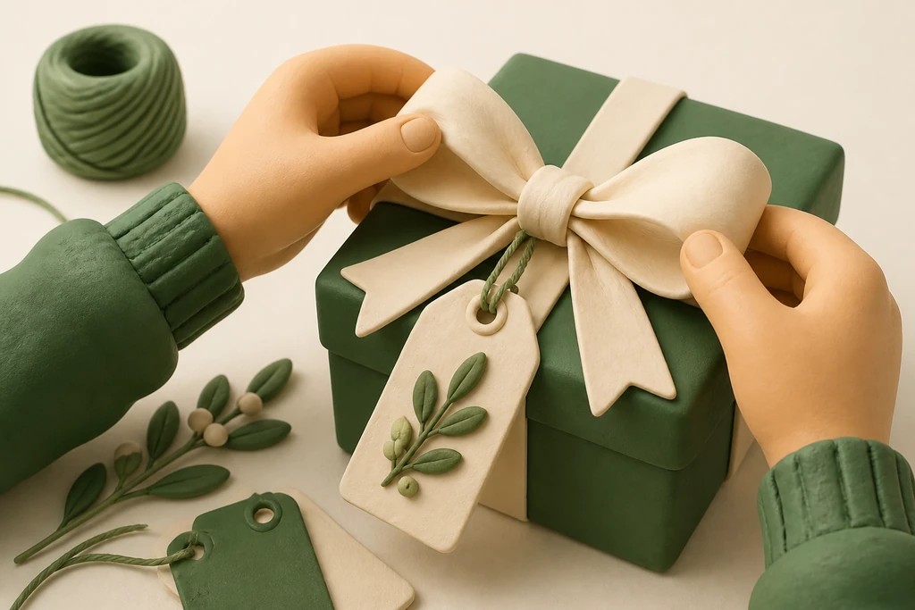 Making gift labels that are personal and clear