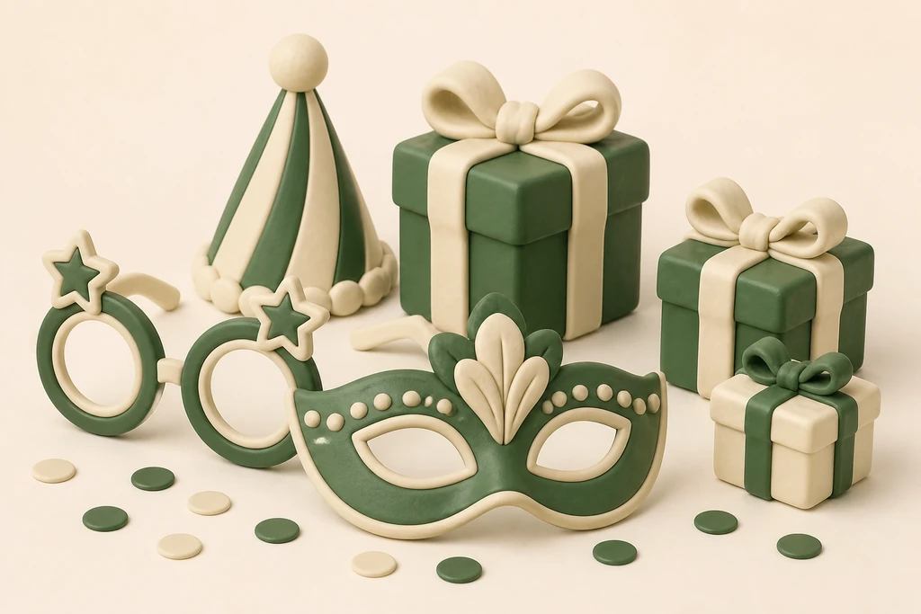 Carnival gifts: humour and colour