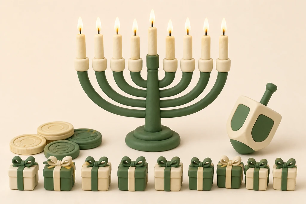 Hanukkah gifts: eight days, small surprises