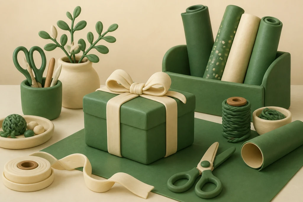 Wrapping with newspaper: budget-friendly and trendy