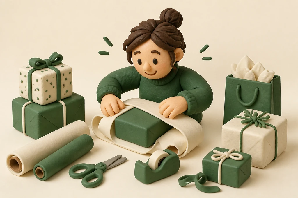 Last-minute wrapping without panic