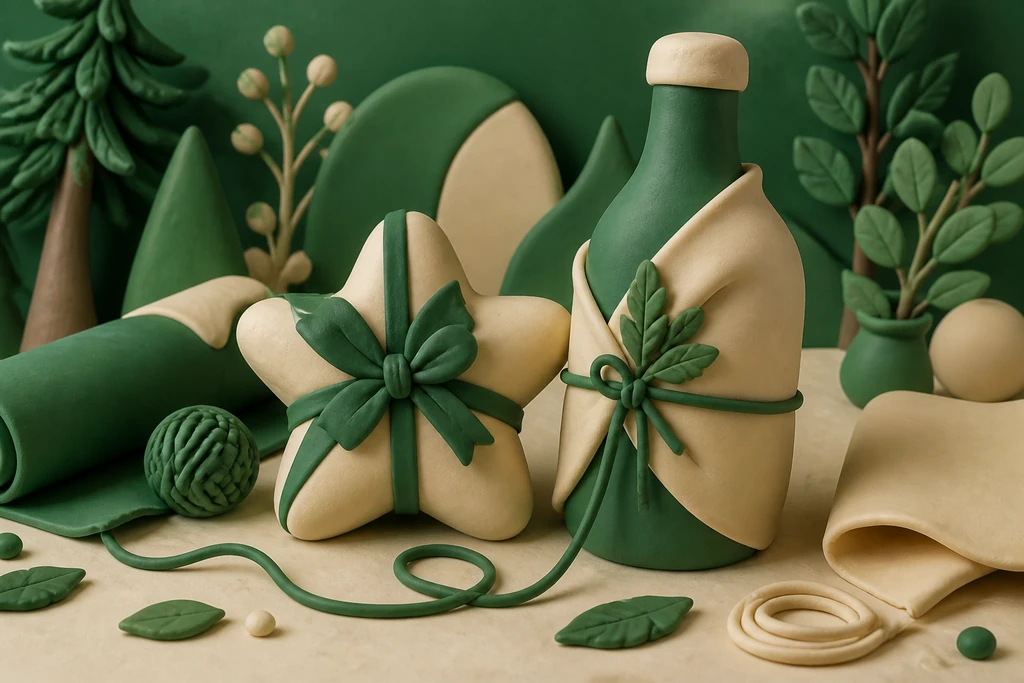 Wrapping irregular shapes: bottles, balls and more