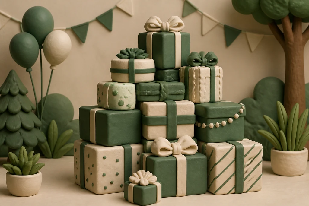Wrapping stacks of gifts without burnout