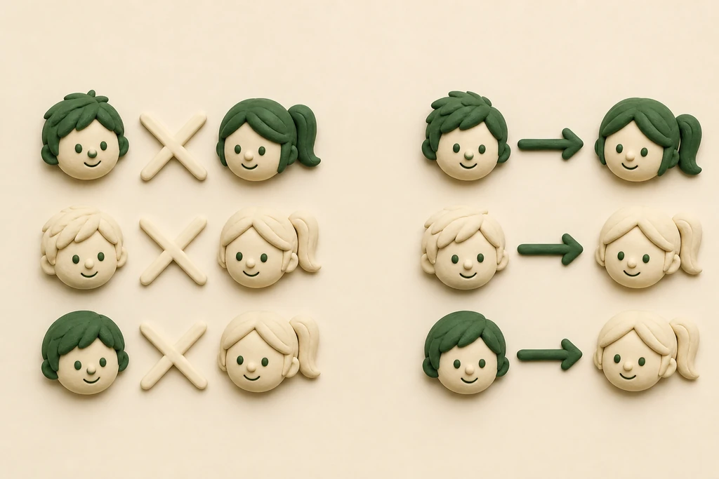 Exclusions in name draws: partners, family and work