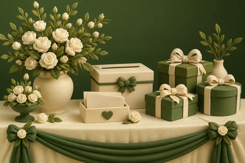 Wedding wishlist: elegant and clear